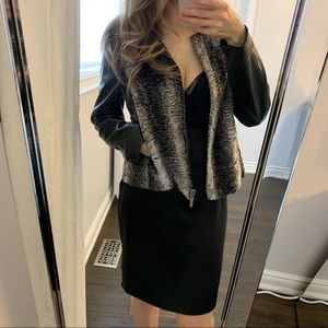 Faux fur jacket